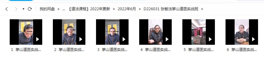 张敏法茅山道医实战班6集视频 百度云下载！-优选易学